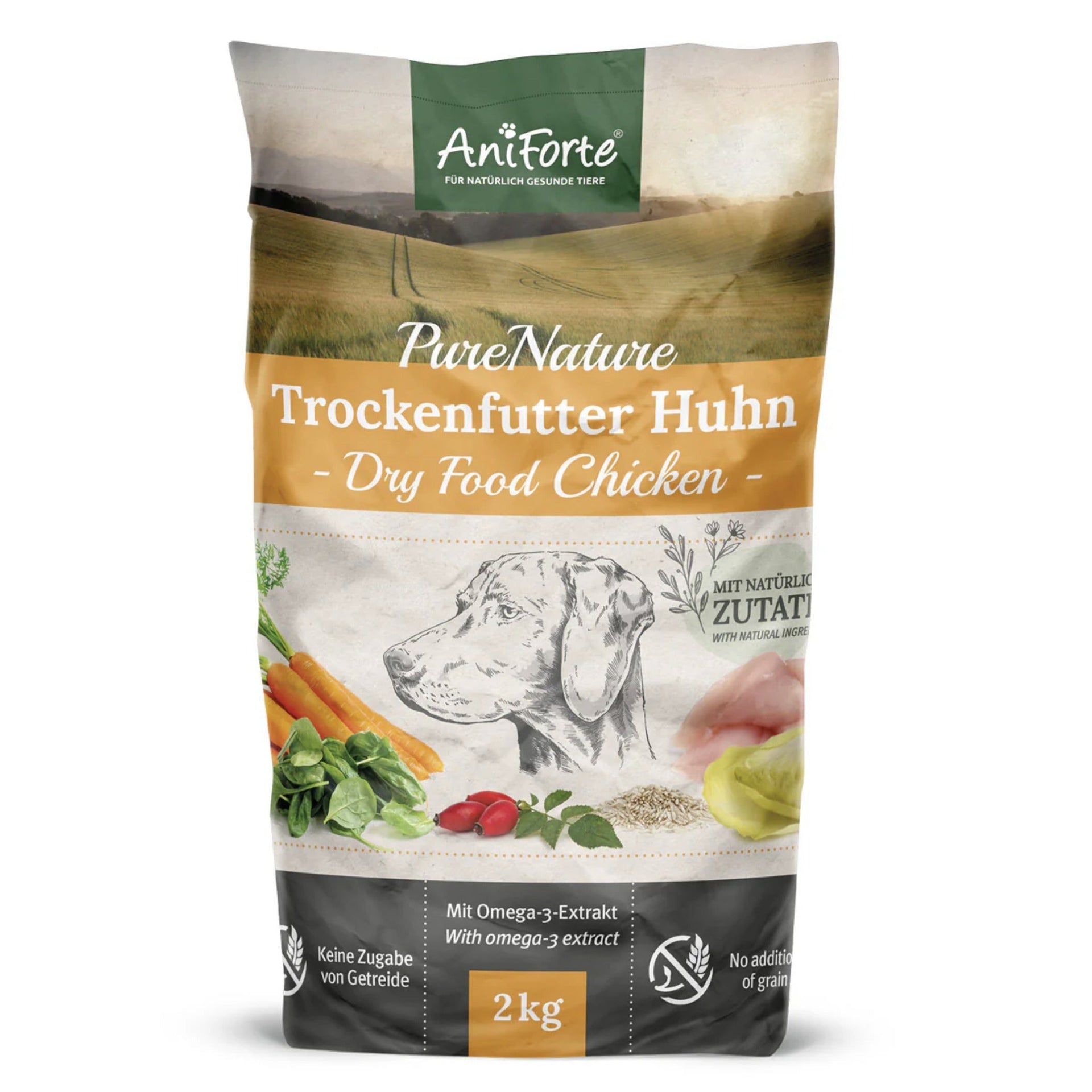 AniForte Trockenfutter Huhn für Hunde – glutenfrei & bekömmlich