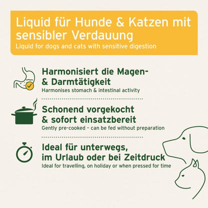 AniForte Ulmenrinde Liquid für Hunde &amp; Katzen – Natürliche Unterstützung bei Magen - Darm - Beschwerden, Sodbrennen &amp; Durchfall - Woofshack