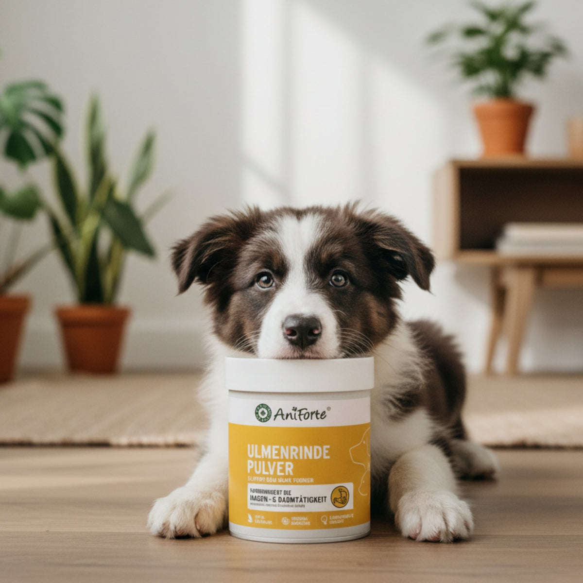 AniForte Ulmenrinde Pulver für Hunde – Natürliche Unterstützung für Magen &amp; Darm - Woofshack