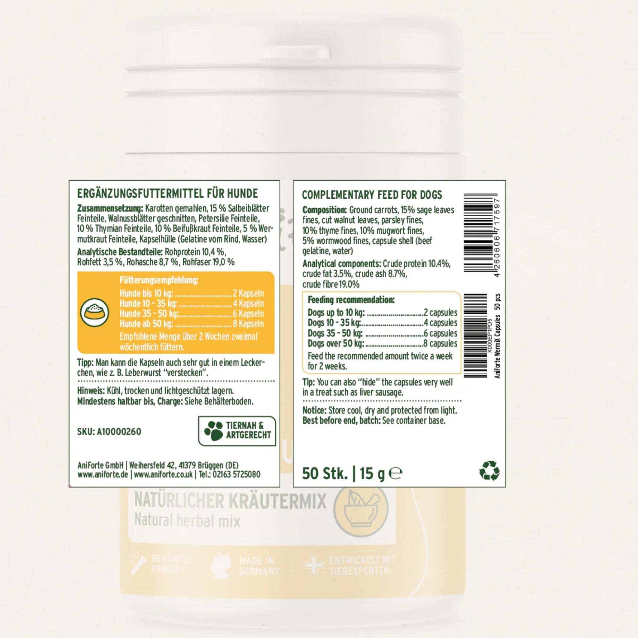 AniForte WermiX Kapseln für Hunde