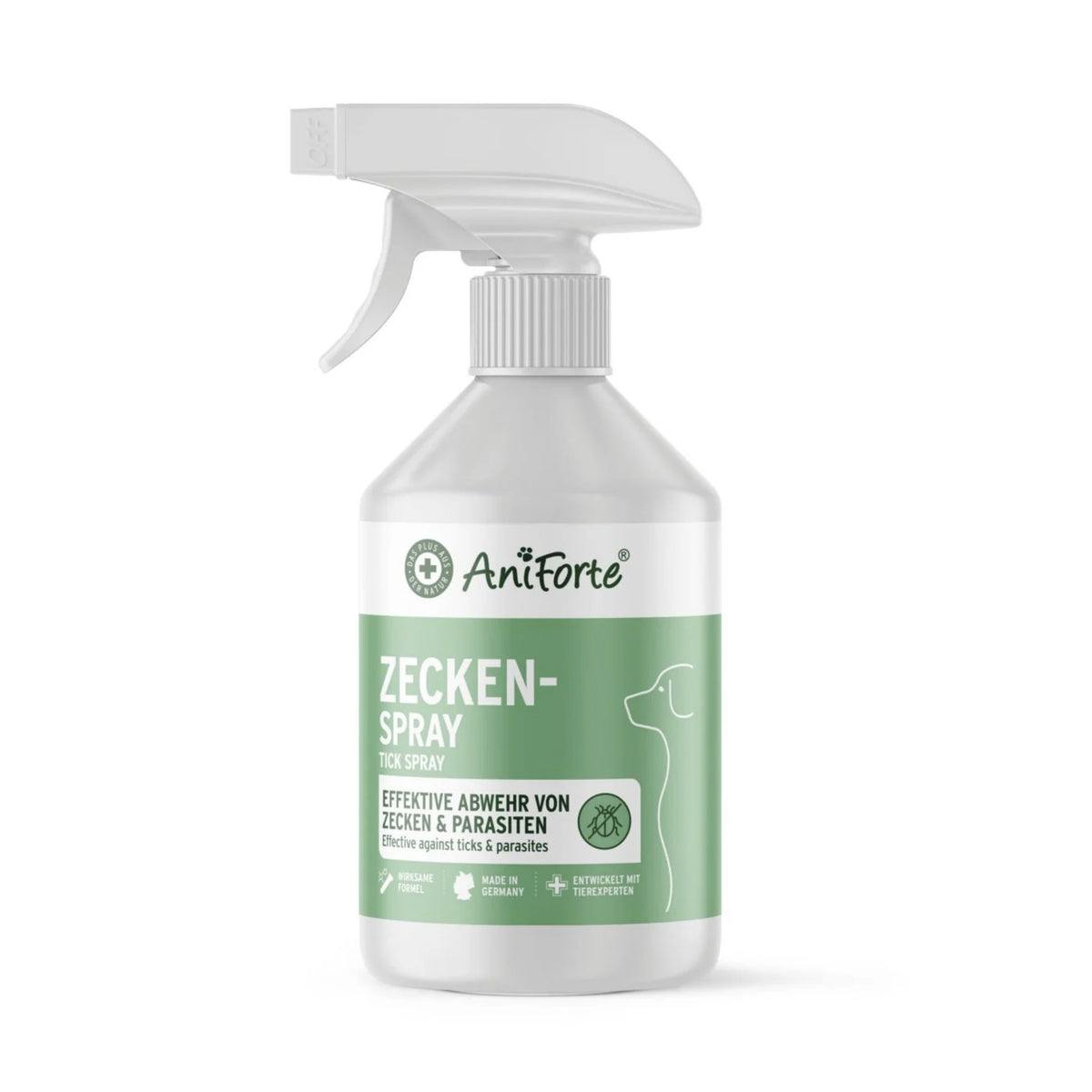 AniForte Zeckenspray für Hunde – Natürlicher Zeckenschutz &amp; Parasitenabwehr mit Langzeitwirkung