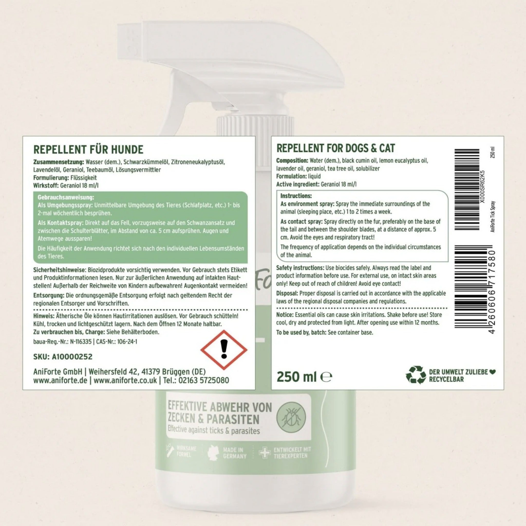 AniForte tick spray for dogs