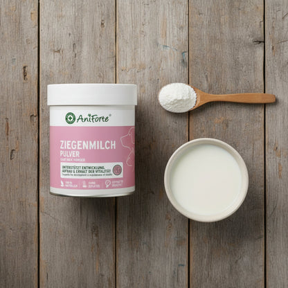 AniForte Ziegenmilch Pulver für Hunde &amp; Katzen - Natürliche Aufzucht &amp; Verdauung - Woofshack