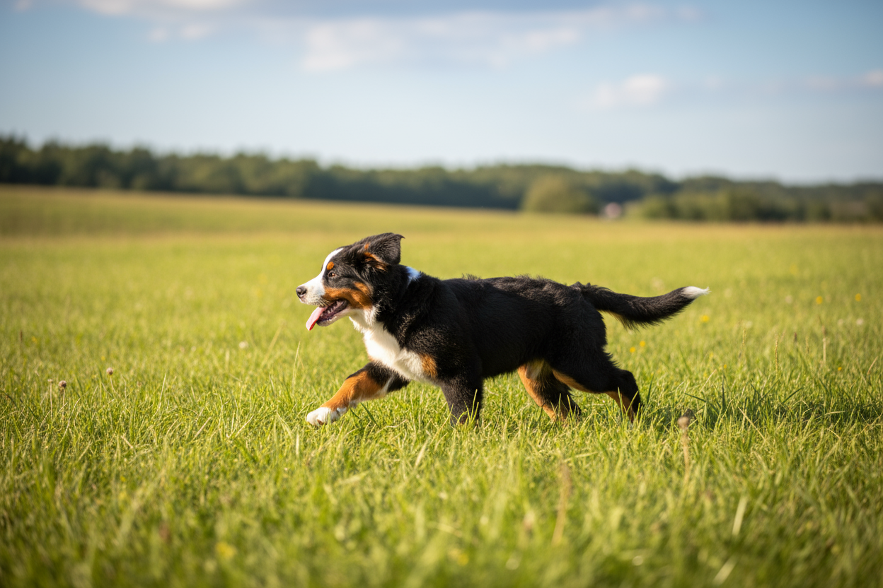 Berner Sennenhund Welpe Banner