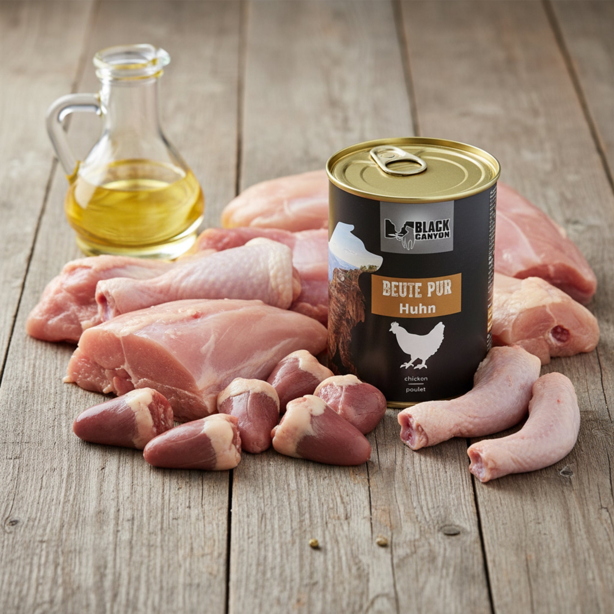 Black Canyon Beute Pur Huhn – Premium Monoprotein Nassfutter für sensible Hunde | 98% Fleischanteil, getreidefrei &amp; ohne künstliche Zusätze - Woofshack
