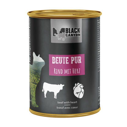 Black Canyon Beute Pur Rind mit Herz - Katzen Nassfutter - Woofshack