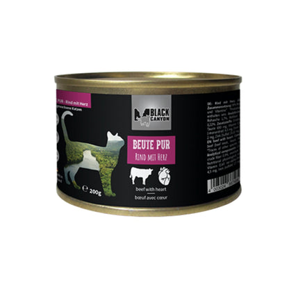 Black Canyon Beute Pur Rind mit Herz - Katzen Nassfutter - Woofshack