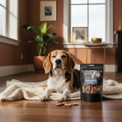 Black Canyon Beutehappen Hühnerherzen - Premium Hundesnack gefriergetrocknet - Woofshack