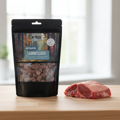 Black Canyon Beutehappen Lammfleisch – Natürliche Belohnung für Training &amp; Zwischendurch | Weiche Fleischsnacks für Hunde &amp; Katzen - Woofshack