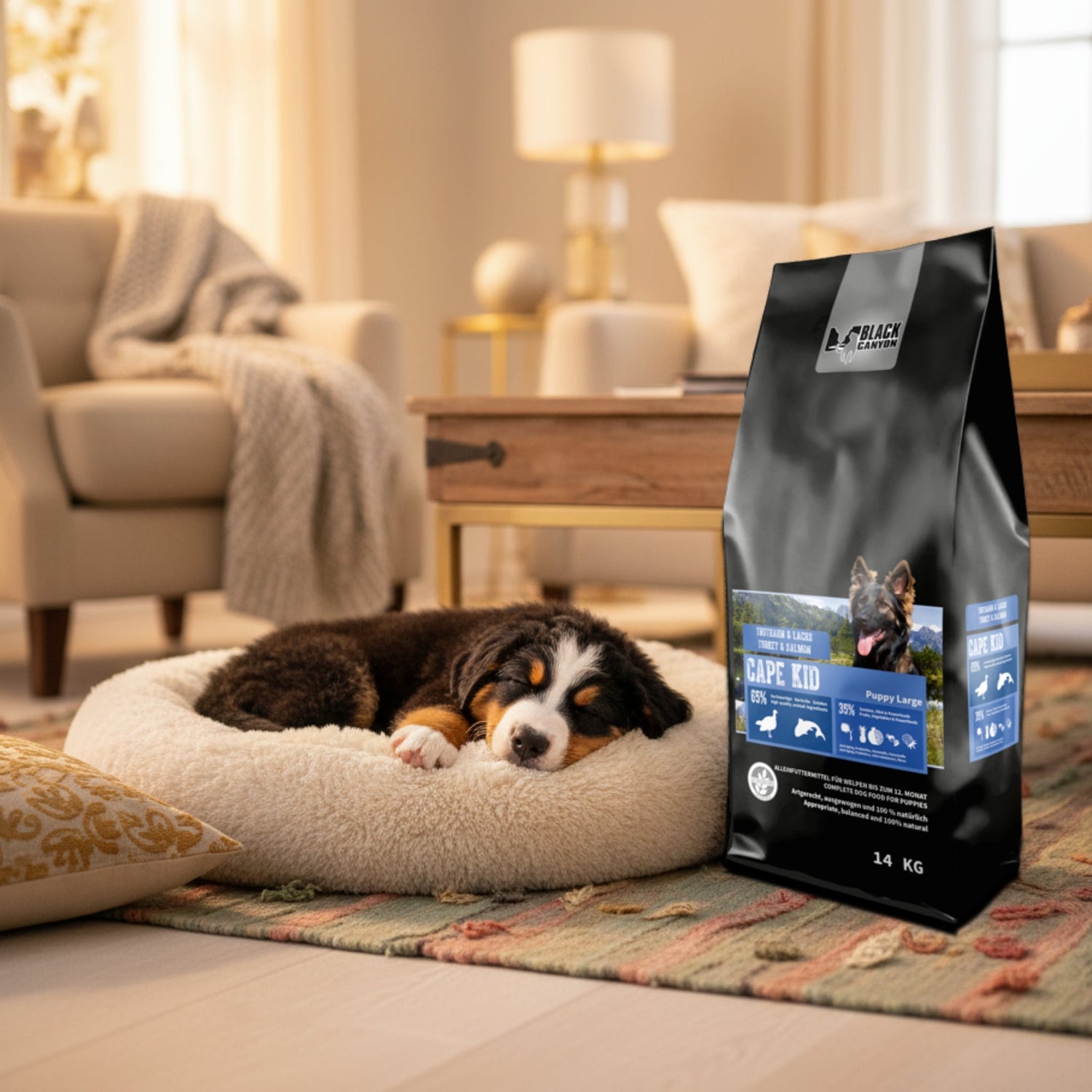 Black Canyon Cape Kid - Puppy Large - Truthahn &amp; Lachs - Woofshack