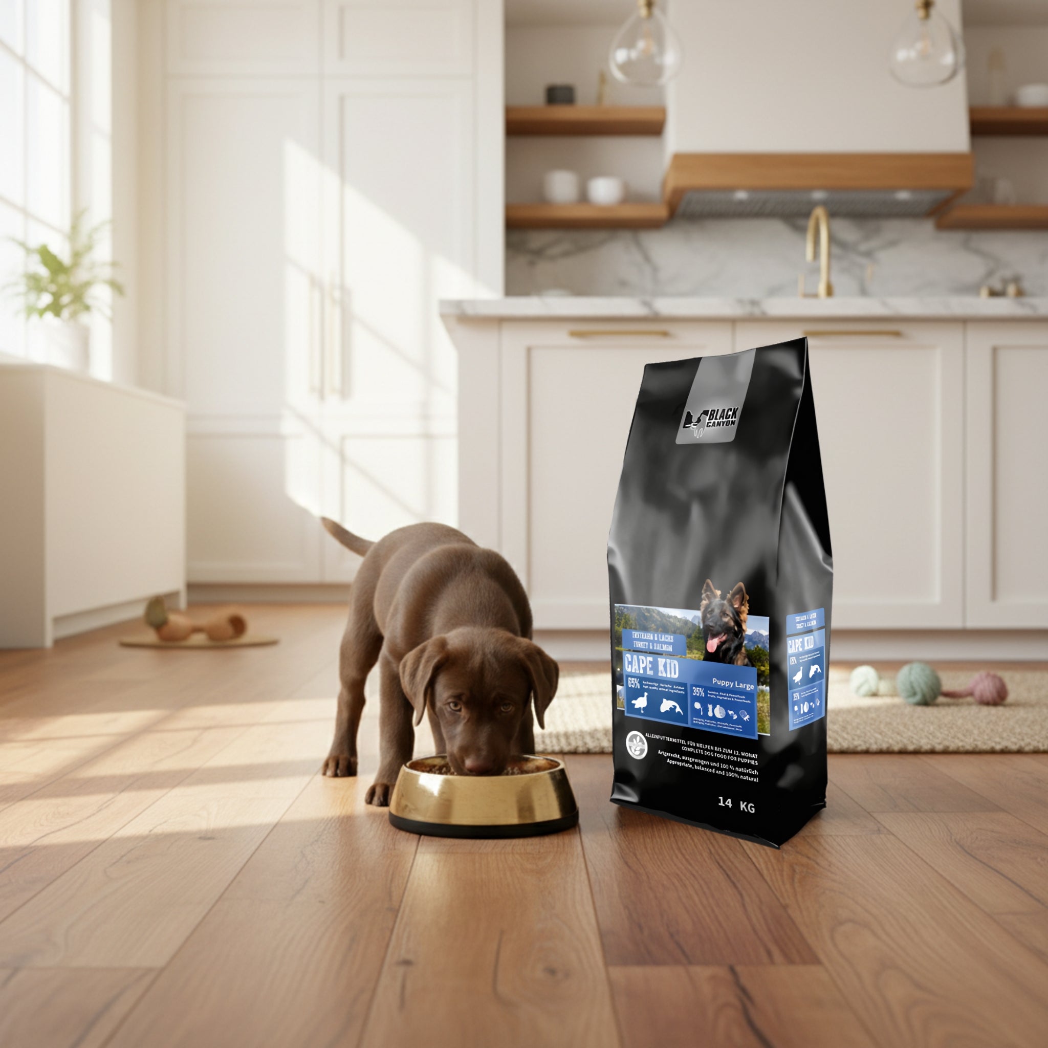 Black Canyon Cape Kid - Puppy Large - Truthahn &amp; Lachs - Woofshack