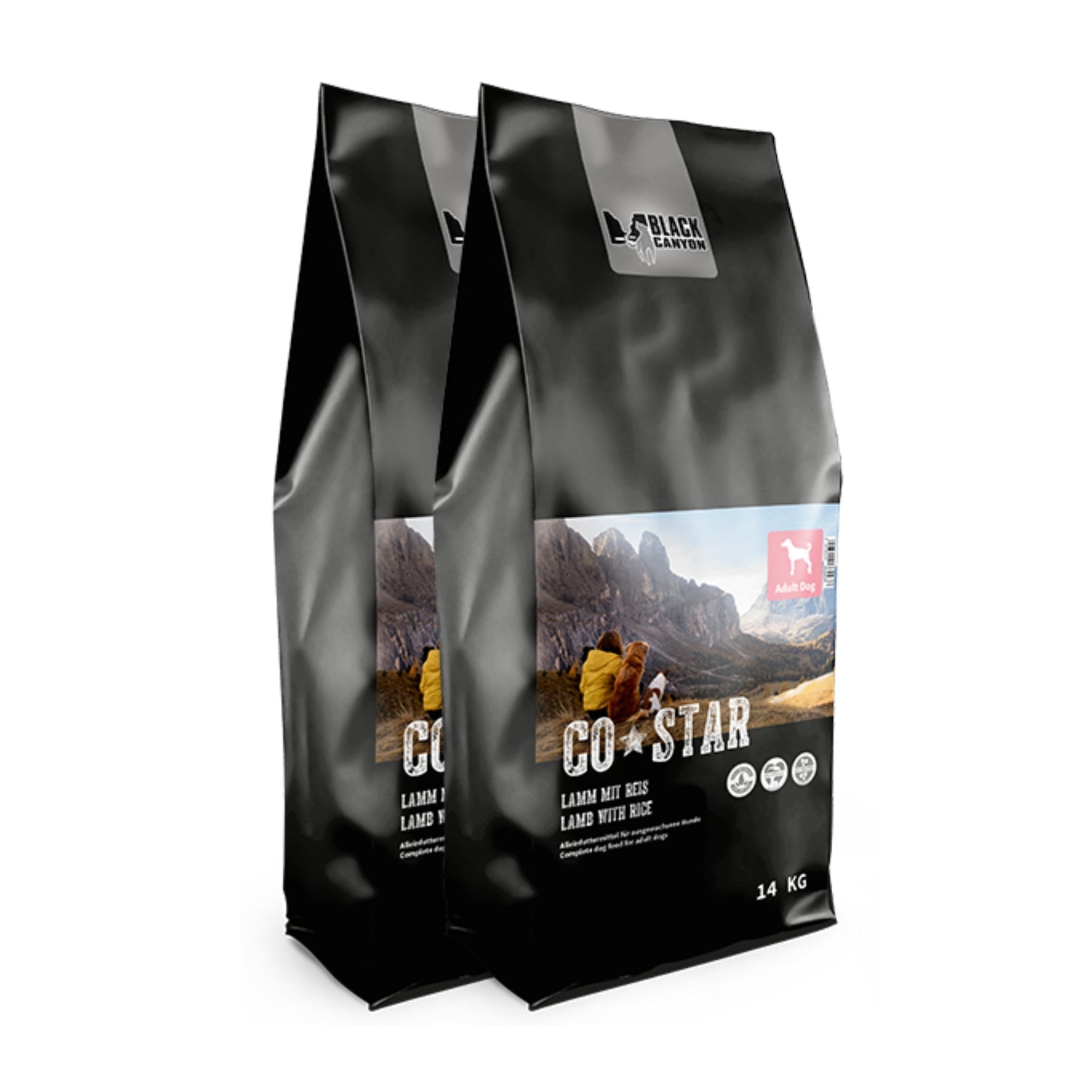 Black Canyon CoStar Adult Lamm &amp; Reis – Premium Trockenfutter für ausgewachsene Hunde mit Superfoods - Woofshack