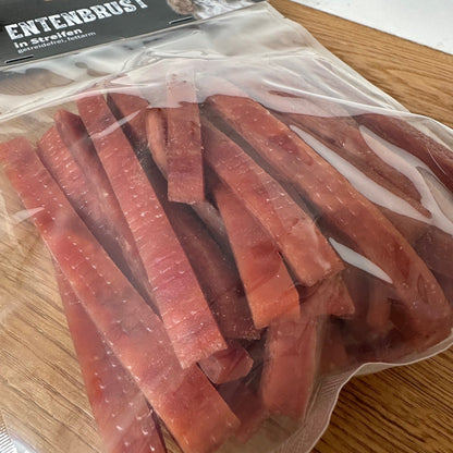 Black Canyon Entenbrust in Streifen, Hunde Kausnack - Woofshack