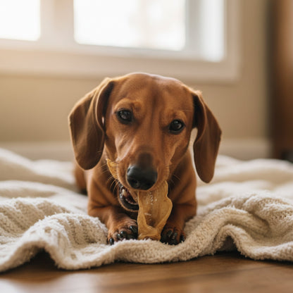 Black Canyon Hirsch - Ohren – Natürlicher Premium - Kausnack für ernährungssensible Hunde, schonend getrocknet, zahnpflegend &amp; hypoallergen - Woofshack