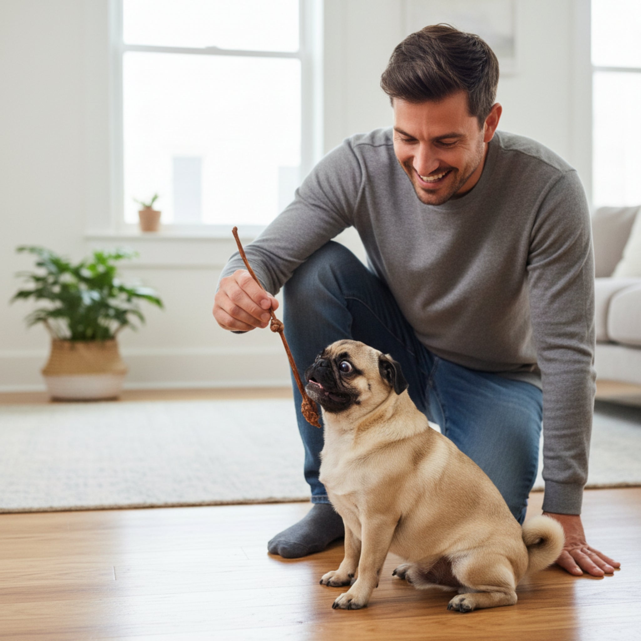 Black Canyon Kalbs - Ziemerknoten – Premium Kausnack für langanhaltende Beschäftigung &amp; Zahnpflege - Woofshack