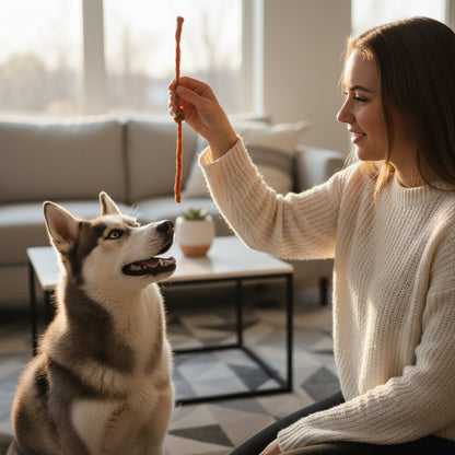 Black Canyon Kalbs - Ziemerknoten – Premium Kausnack für langanhaltende Beschäftigung &amp; Zahnpflege - Woofshack