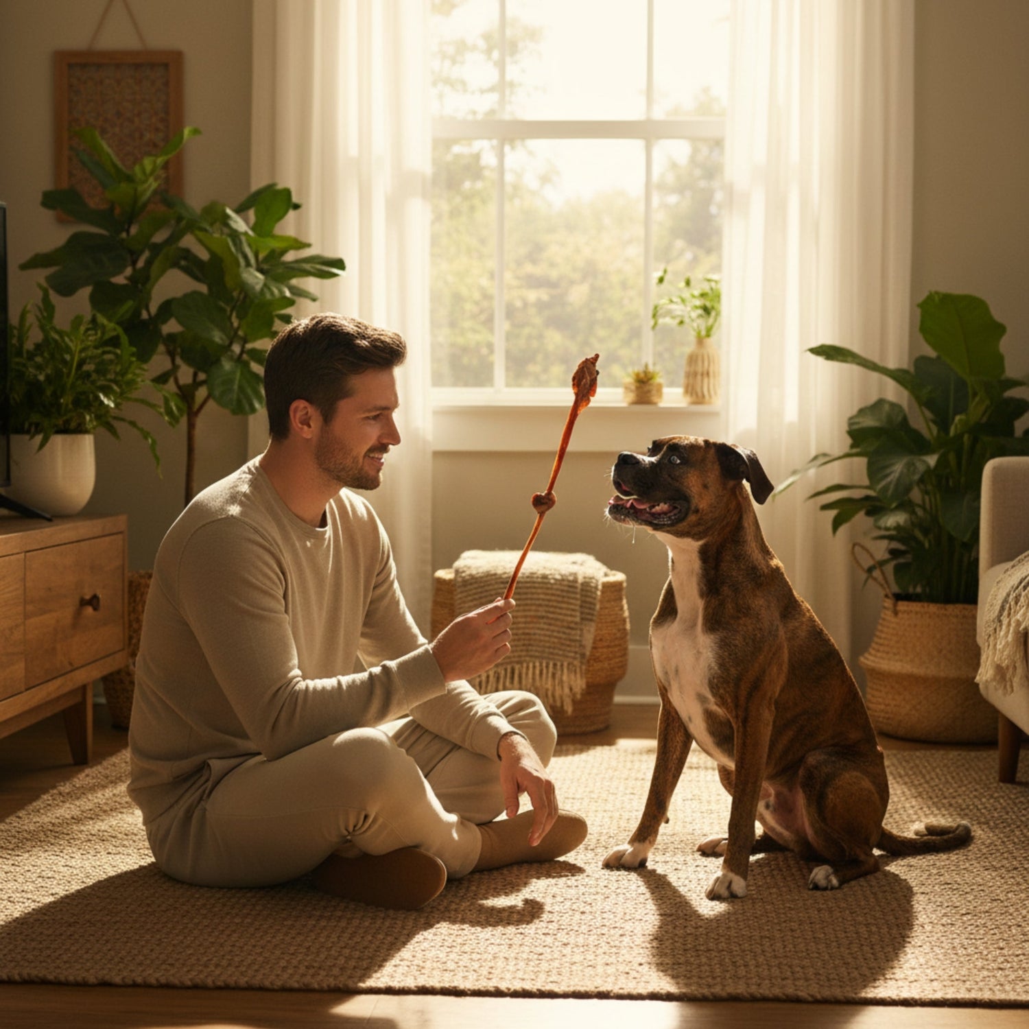 Black Canyon Kalbs - Ziemerknoten – Premium Kausnack für langanhaltende Beschäftigung &amp; Zahnpflege - Woofshack