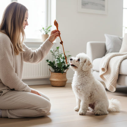 Black Canyon Kalbs - Ziemerknoten – Premium Kausnack für langanhaltende Beschäftigung &amp; Zahnpflege - Woofshack