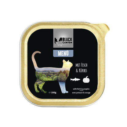 Black Canyon Menü Fisch &amp; Kürbis - Katzen Nassfutter - Woofshack