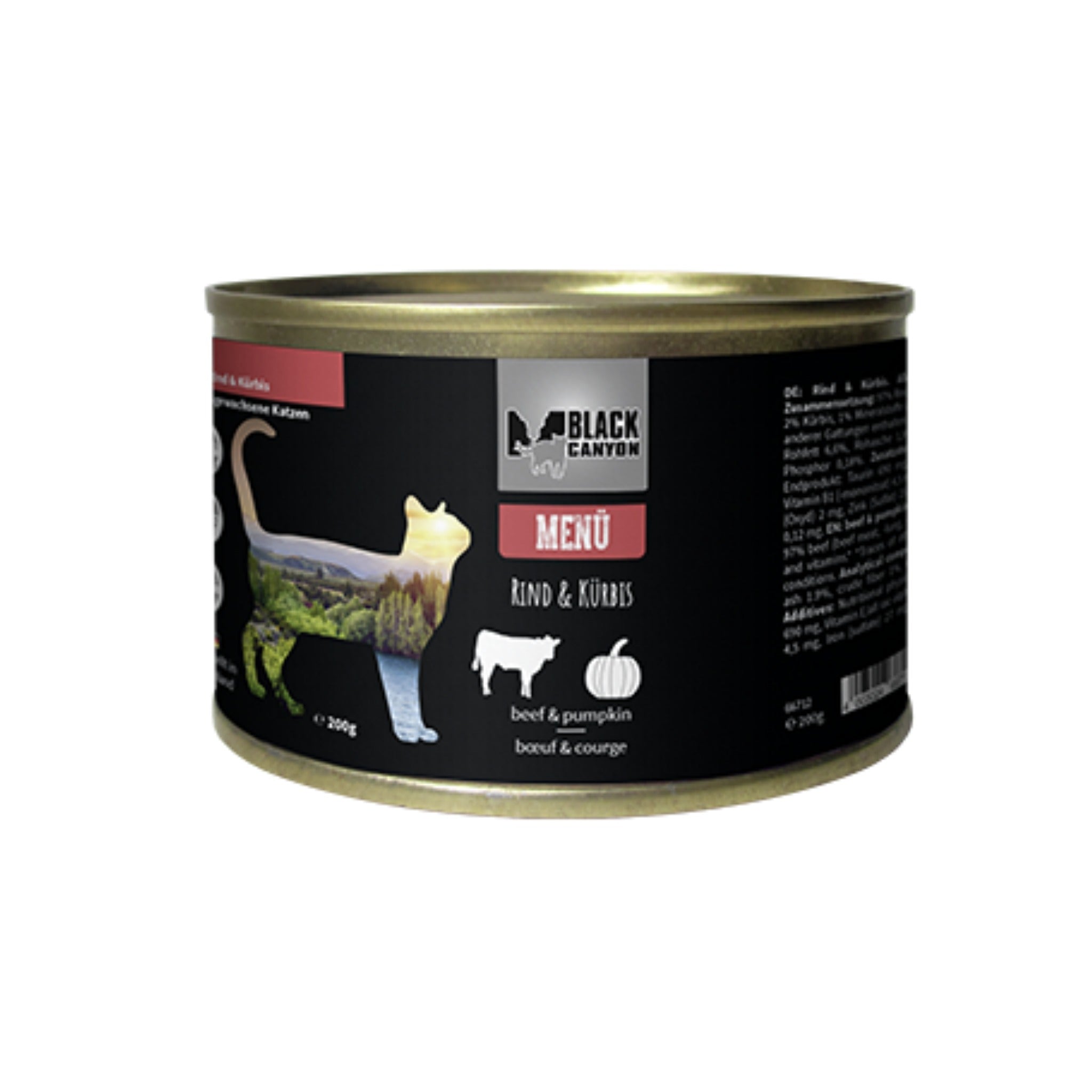 Black Canyon Menü Rind &amp; Kürbis - Katzen Nassfutter - Woofshack