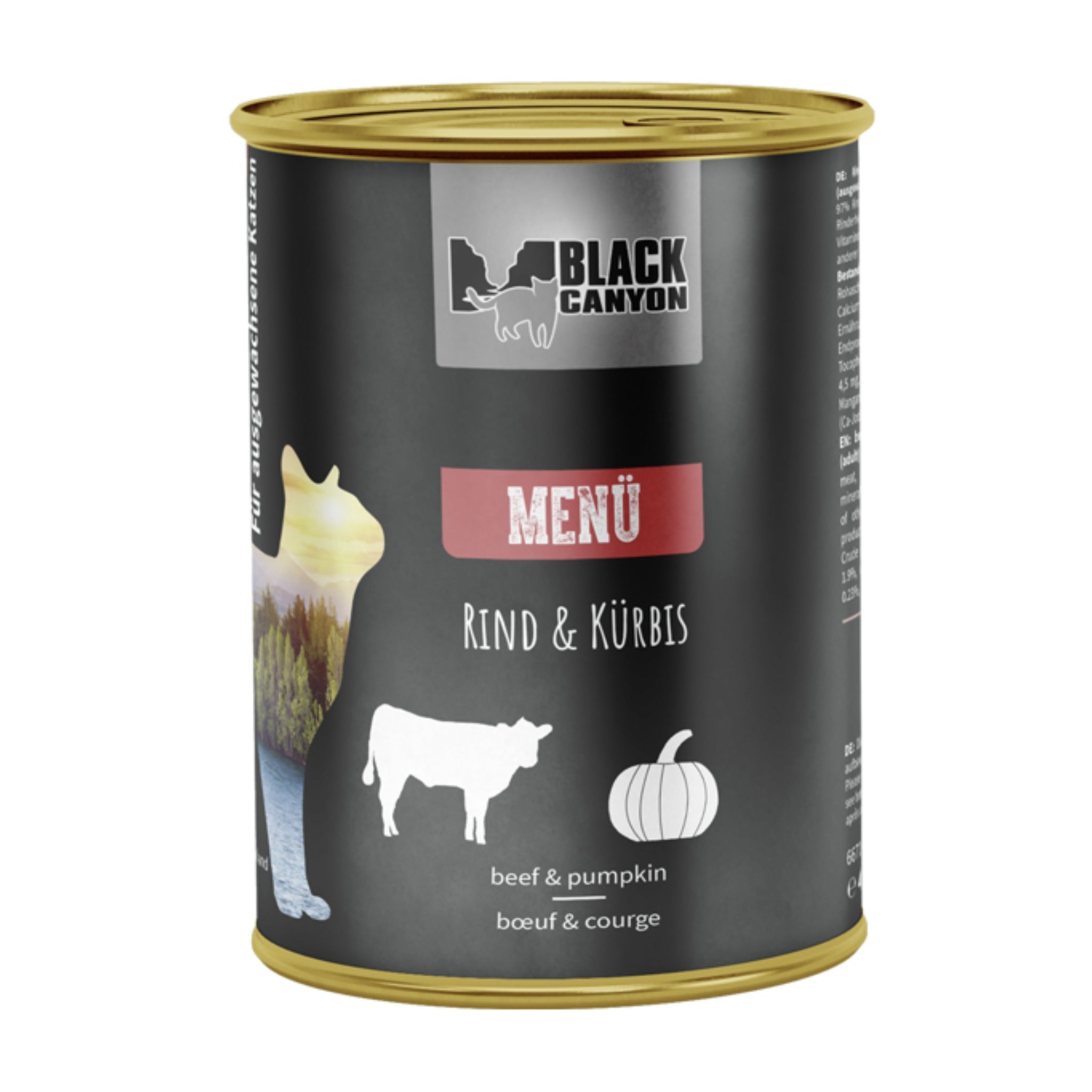 Black Canyon Menü Rind &amp; Kürbis - Katzen Nassfutter - Woofshack