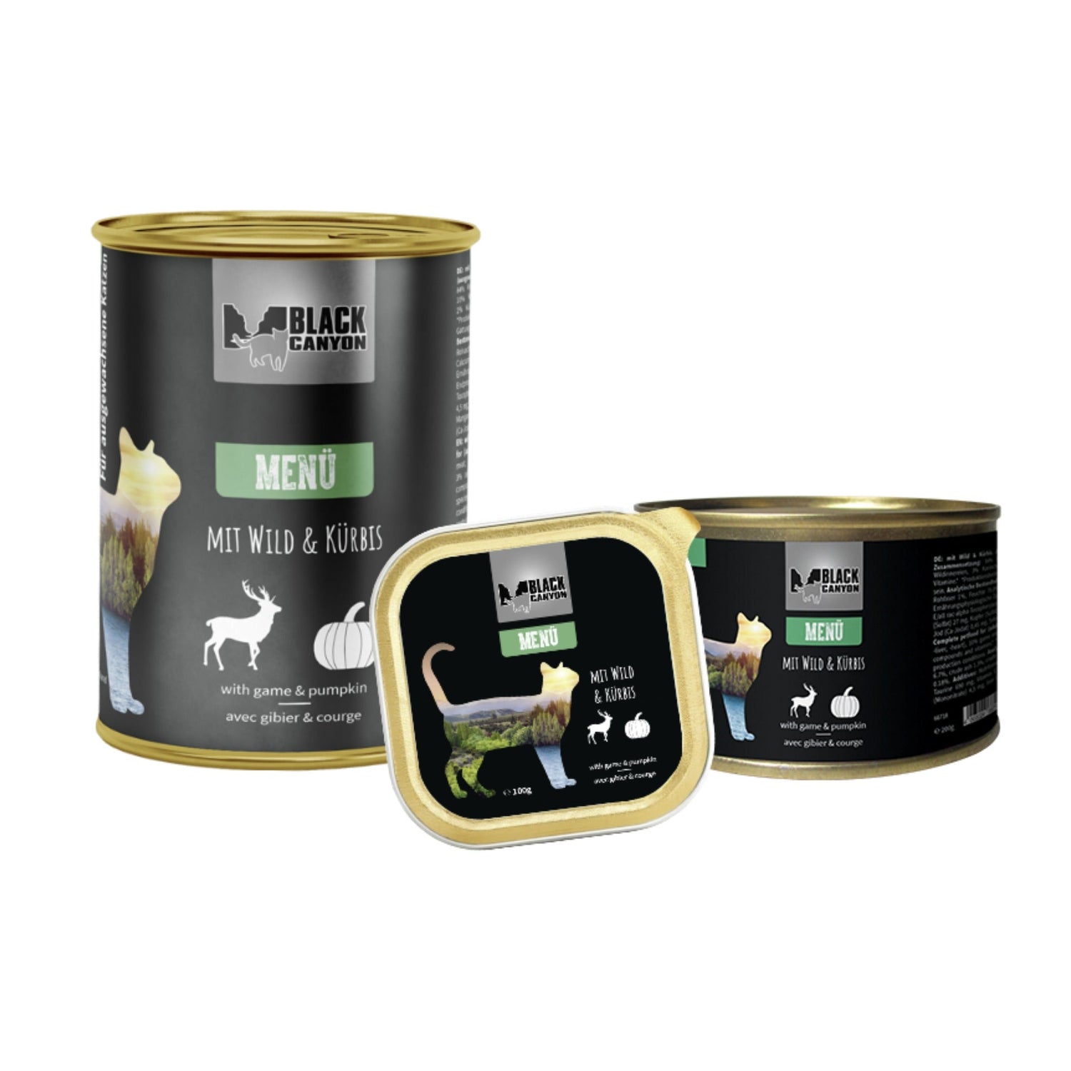Black Canyon Menü Wild &amp; Kürbis - Katzen Nassfutter - Woofshack