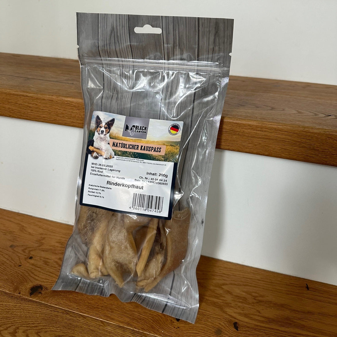 Black Canyon Rinder - Kopfhaut, Hunde Kausnack - Woofshack