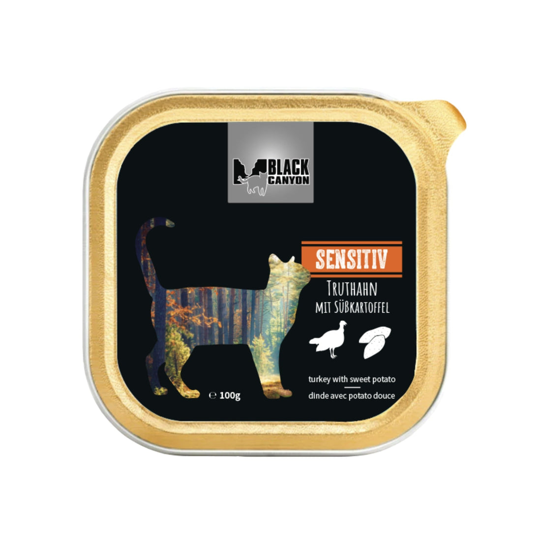 Black Canyon Sensitiv Truthahn &amp; Süßkartoffel - Katzen Nassfutter - Woofshack