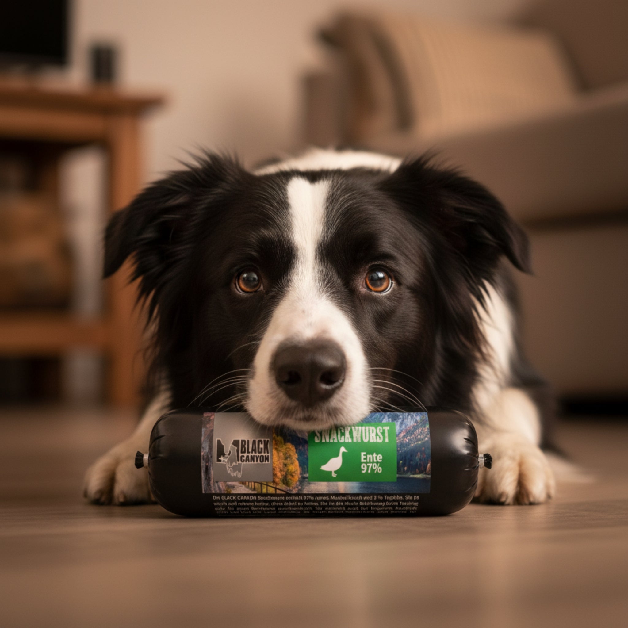 Black Canyon Snackwurst Ente – Premium Hundewurst mit Entenfleisch für Training, Belohnung &amp; Genuss - Woofshack