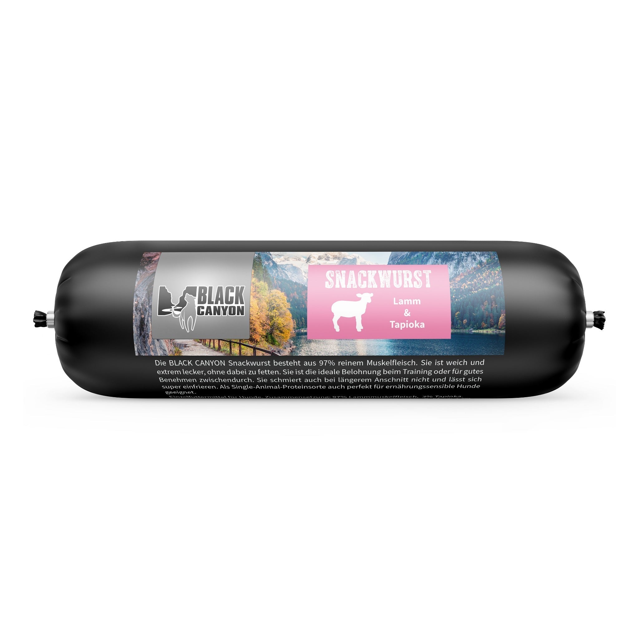 Black Canyon Snackwurst Lamm, Hundesnack - Woofshack