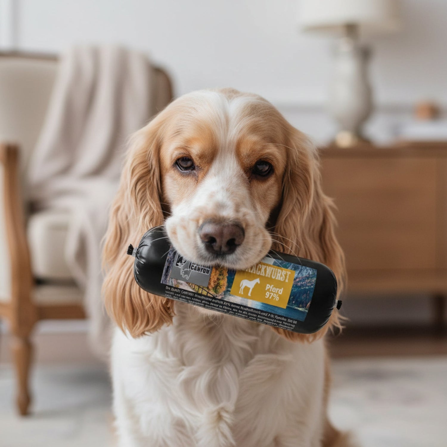Black Canyon Snackwurst Pferd – Premium Pferdefleisch - Snack für Hunde mit Allergien &amp; Sensibilitäten - Woofshack