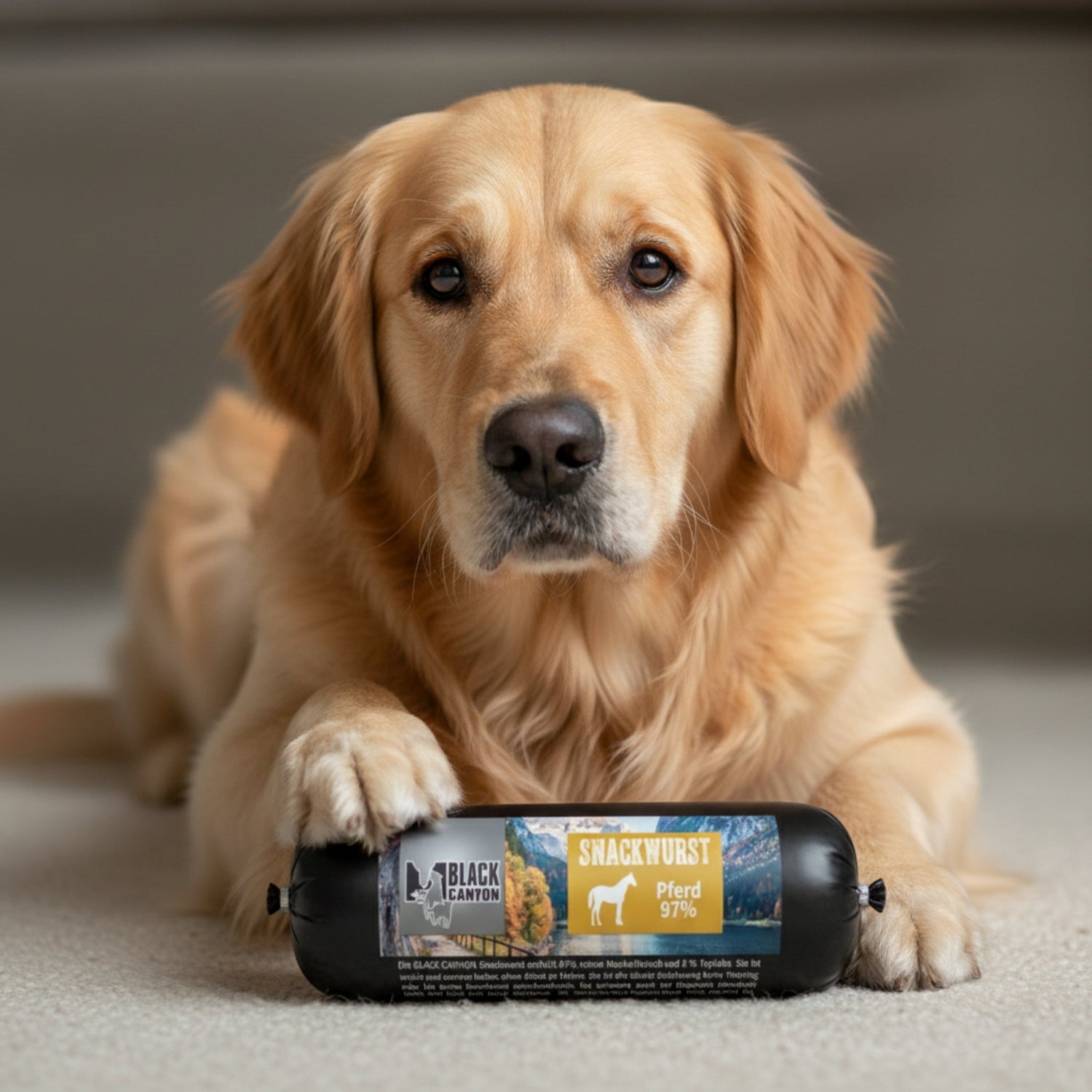 Black Canyon Snackwurst Pferd – Premium Pferdefleisch - Snack für Hunde mit Allergien &amp; Sensibilitäten - Woofshack