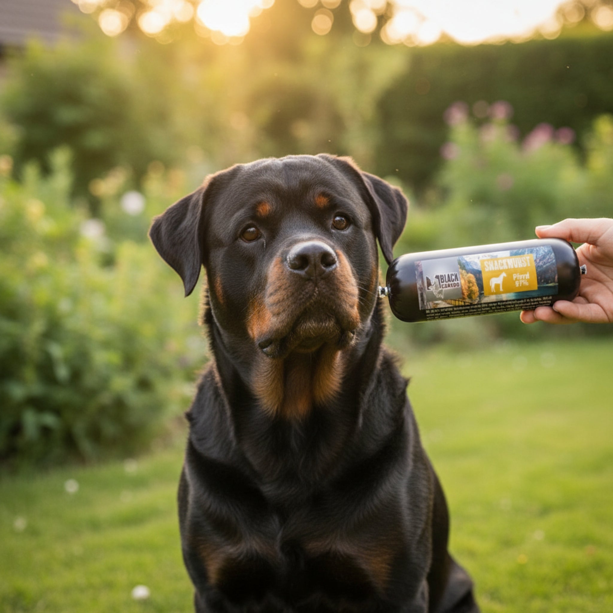 Black Canyon Snackwurst Pferd – Premium Pferdefleisch - Snack für Hunde mit Allergien &amp; Sensibilitäten - Woofshack
