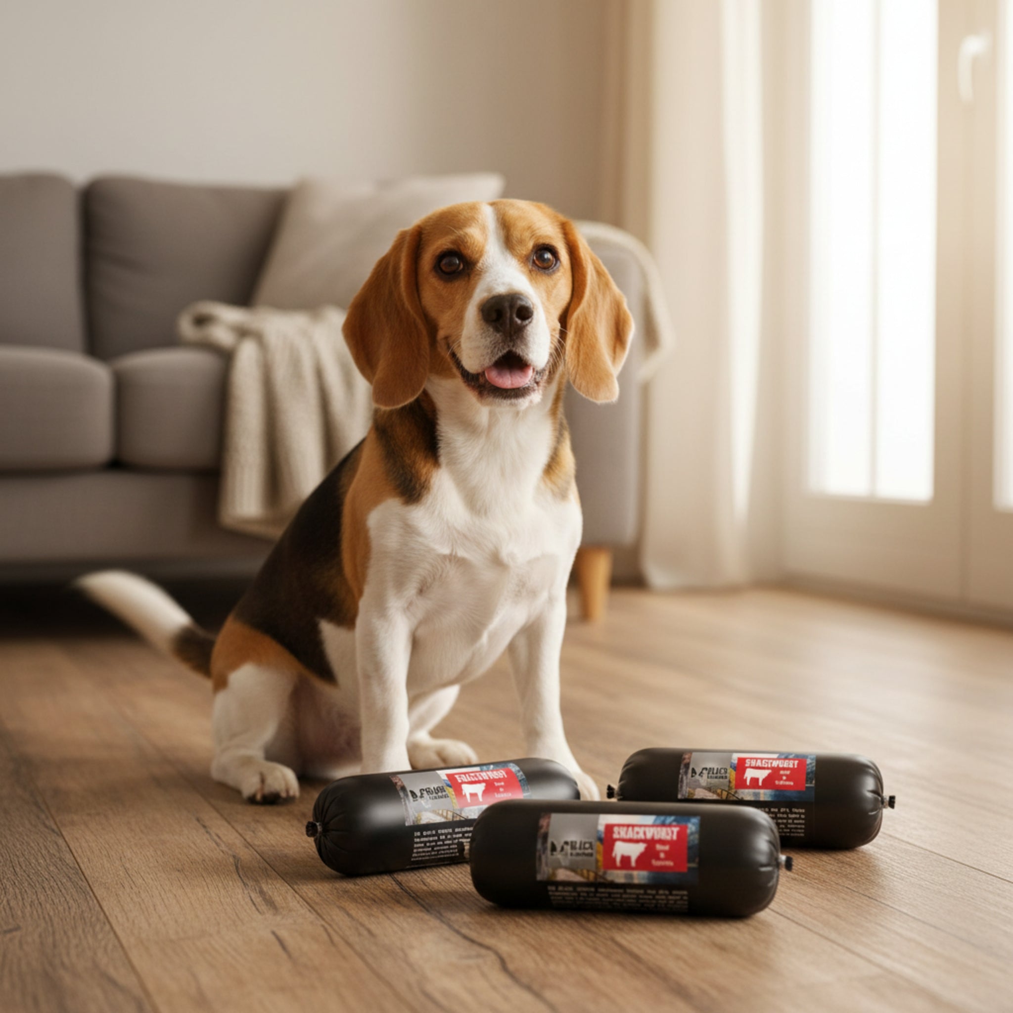 Black Canyon Snackwurst Rind – Premium Hundewurst mit 97% Muskelfleisch, Schnittfest &amp; Nicht Fettend, Getreidefrei, Made in Germany - Woofshack