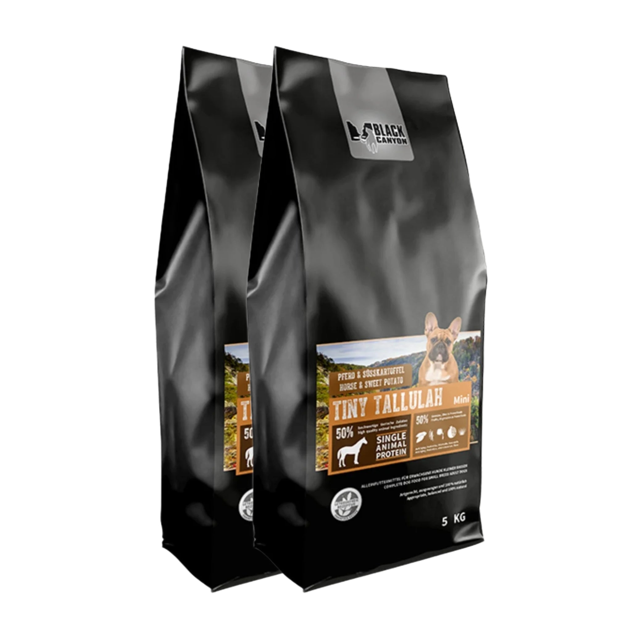 Black Canyon Tiny Tallulah Mini Singleprotein Pferd – Hypoallergenes Trockenfutter für kleine Hunde mit empfindlichem Magen - Woofshack
