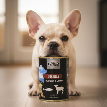 Black Canyon Topanga Nassfutter mit Thunfisch &amp; Lamm – Getreidefrei, Natürlich &amp; Schonend Zubereitet für Gesunde Hunde - Woofshack