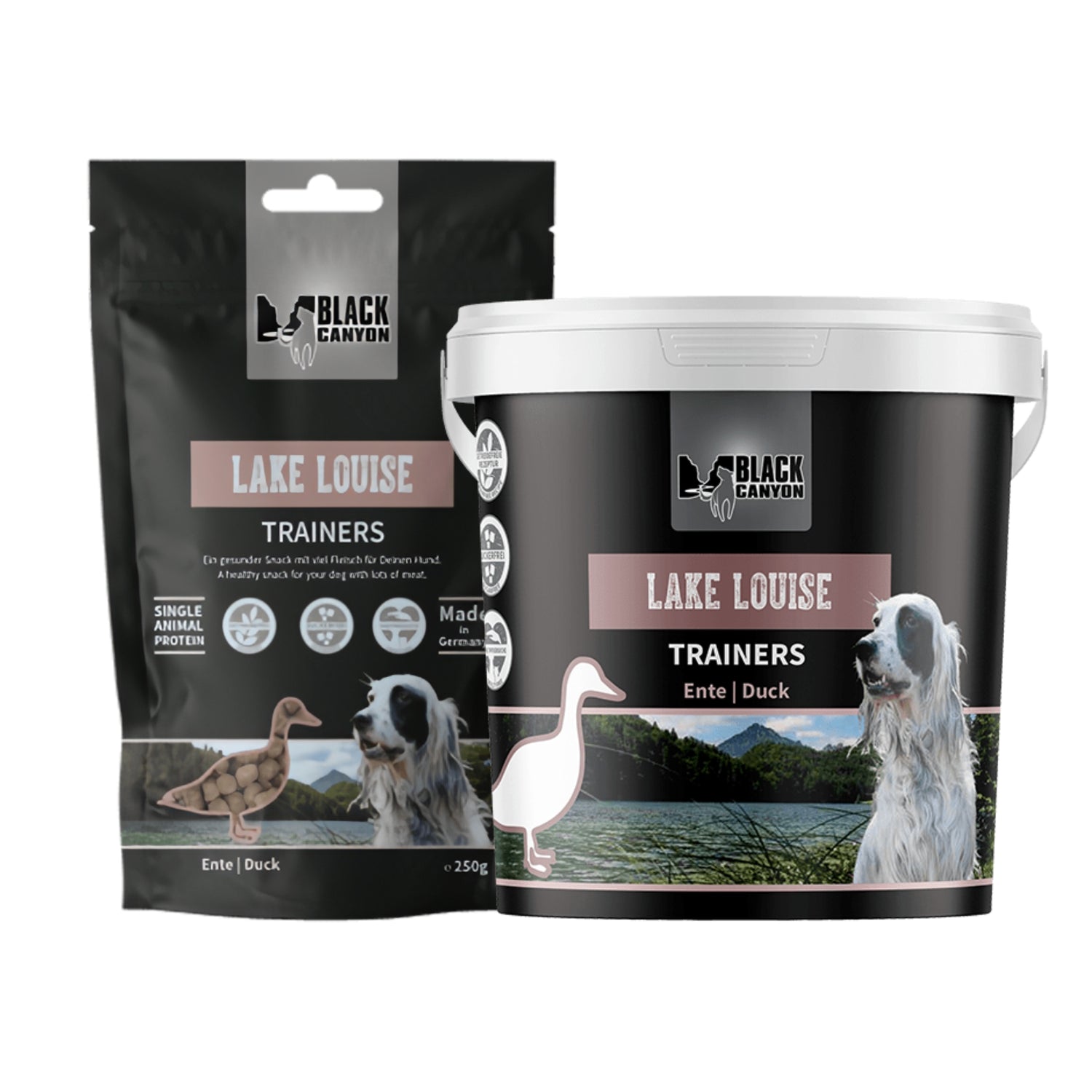 Black Canyon Trainers Lake Louise Hundesnack - Ente