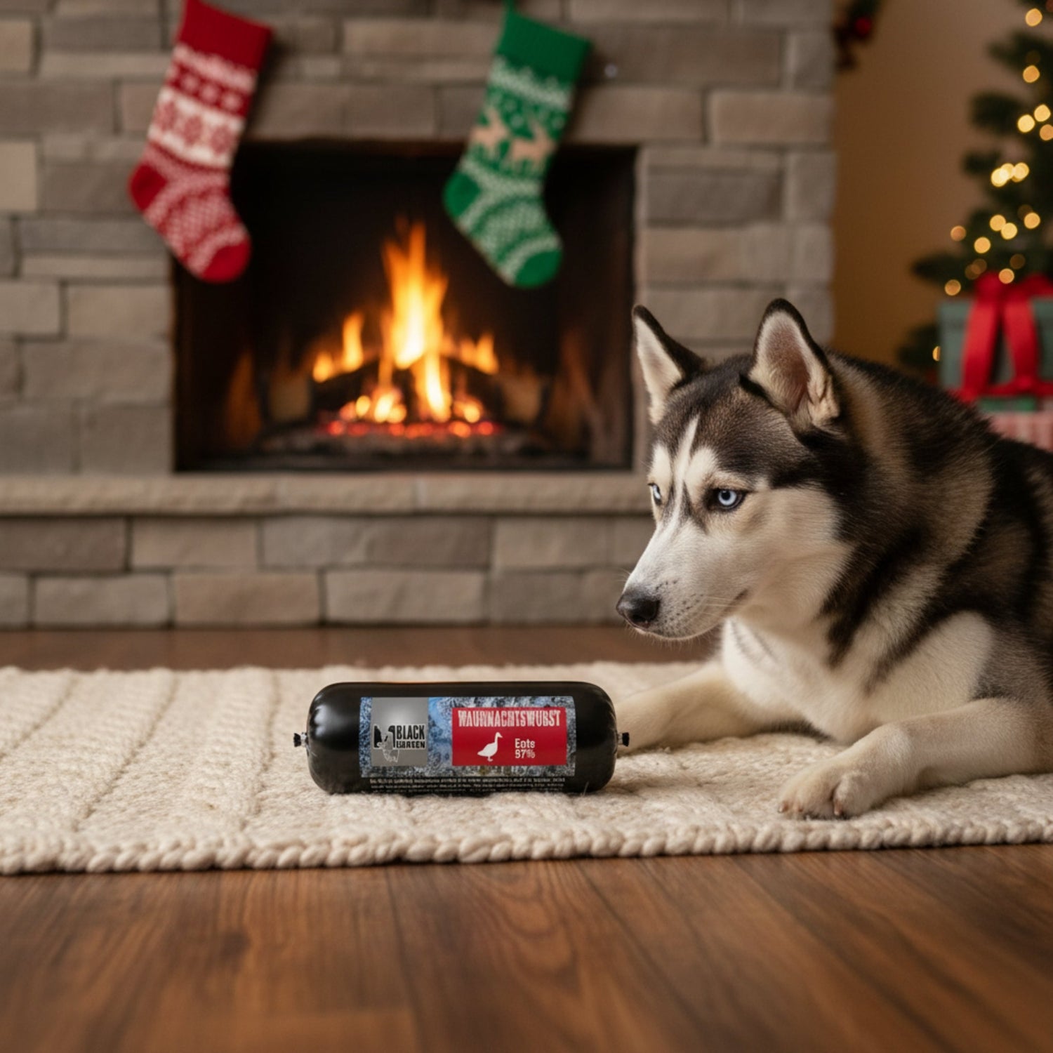 Black Canyon Wauhnachtswurst Ente – Festlicher Snack für Hunde &amp; Katzen - Woofshack