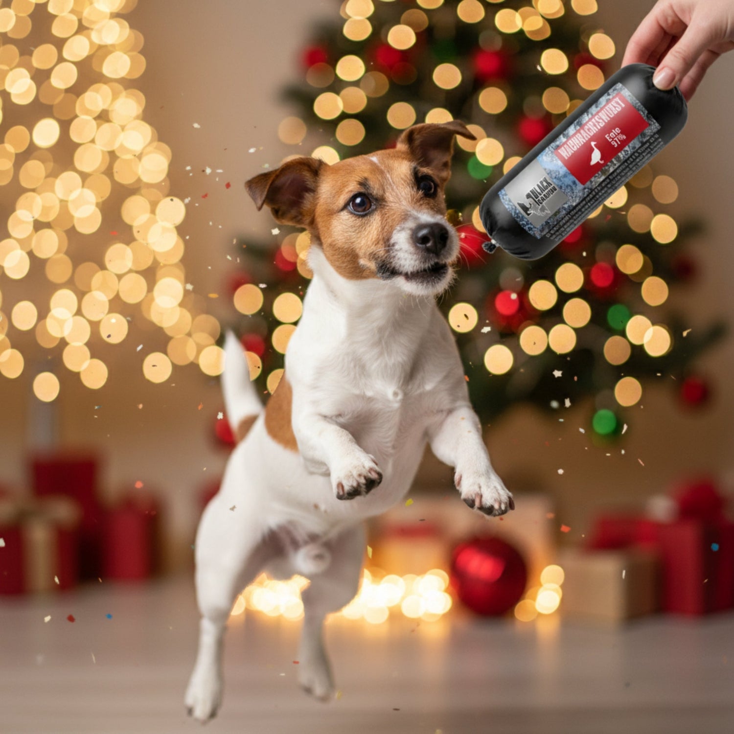 Black Canyon Wauhnachtswurst Ente – Festlicher Snack für Hunde &amp; Katzen - Woofshack