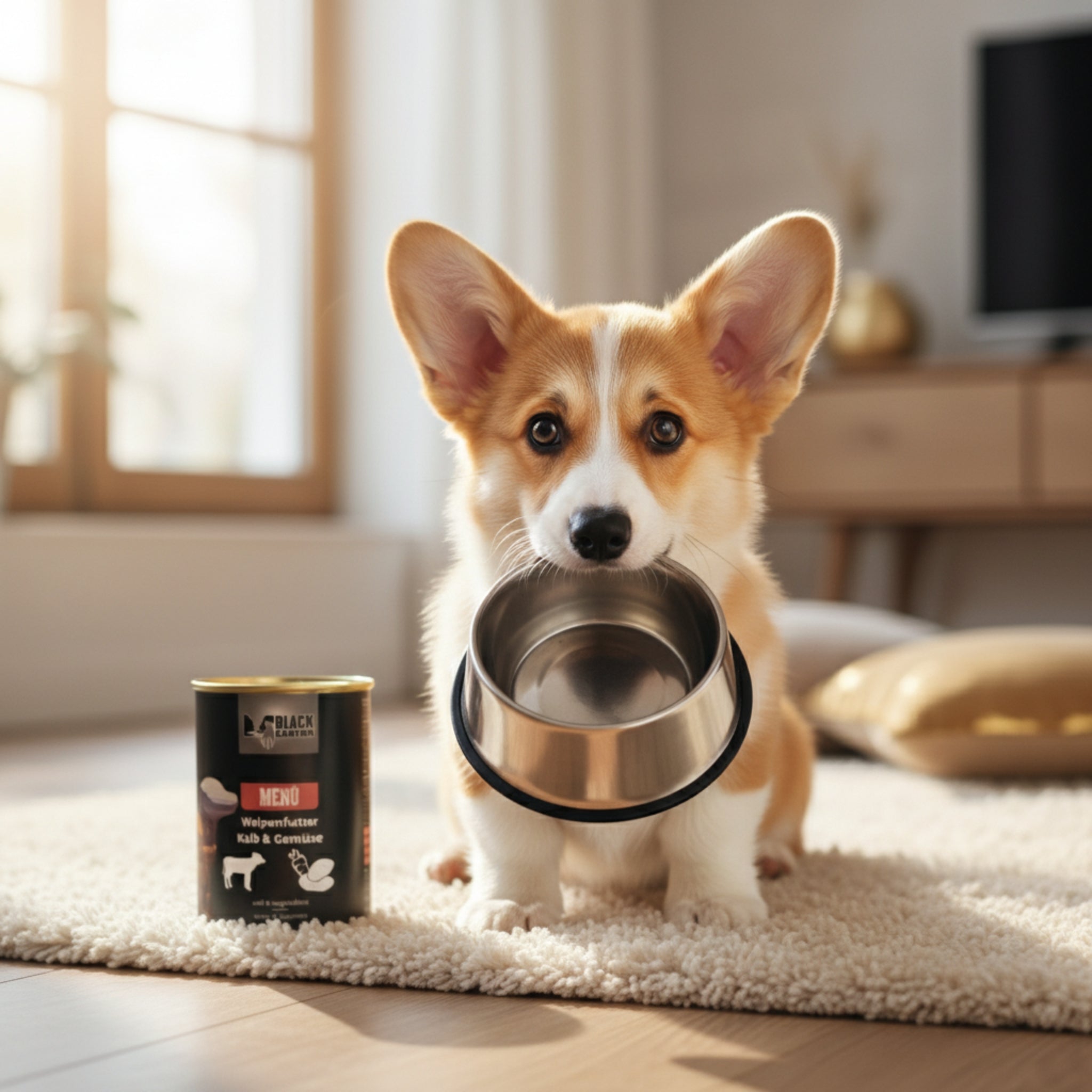 Black Canyon Welpenfutter Menü Kalb &amp; Gemüse - Getreidefreies Nassfutter - Woofshack