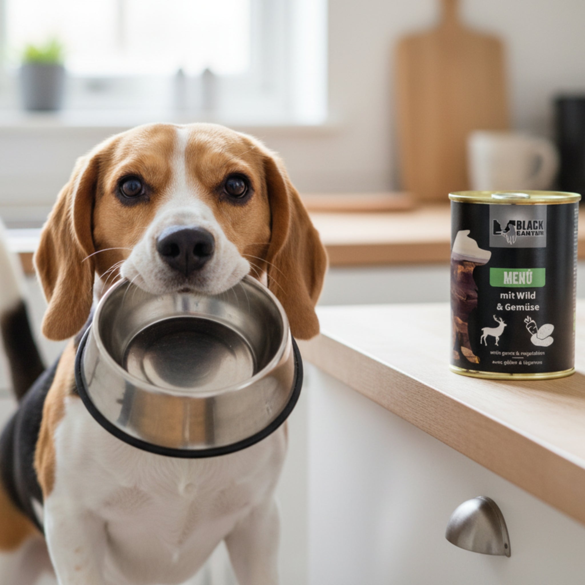 Black Canyon Wild &amp; Gemüse Menü – Getreidefreies Premium Nassfutter mit 91% Fleisch für ernährungssensible Hunde, natürlich &amp; artgerecht nach dem Vorbild des Wolfes - Woofshack