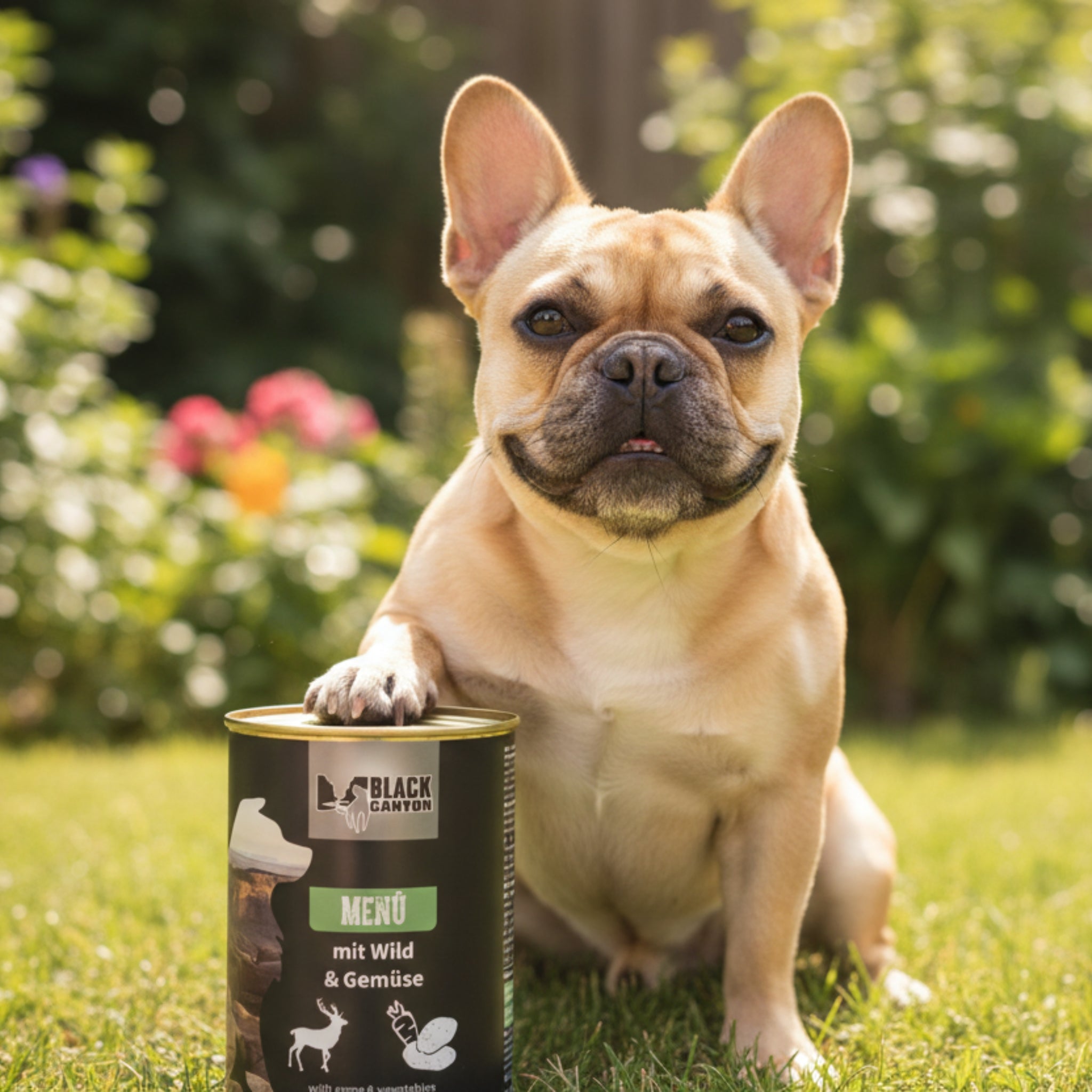 Black Canyon Wild &amp; Gemüse Menü – Getreidefreies Premium Nassfutter mit 91% Fleisch für ernährungssensible Hunde, natürlich &amp; artgerecht nach dem Vorbild des Wolfes - Woofshack