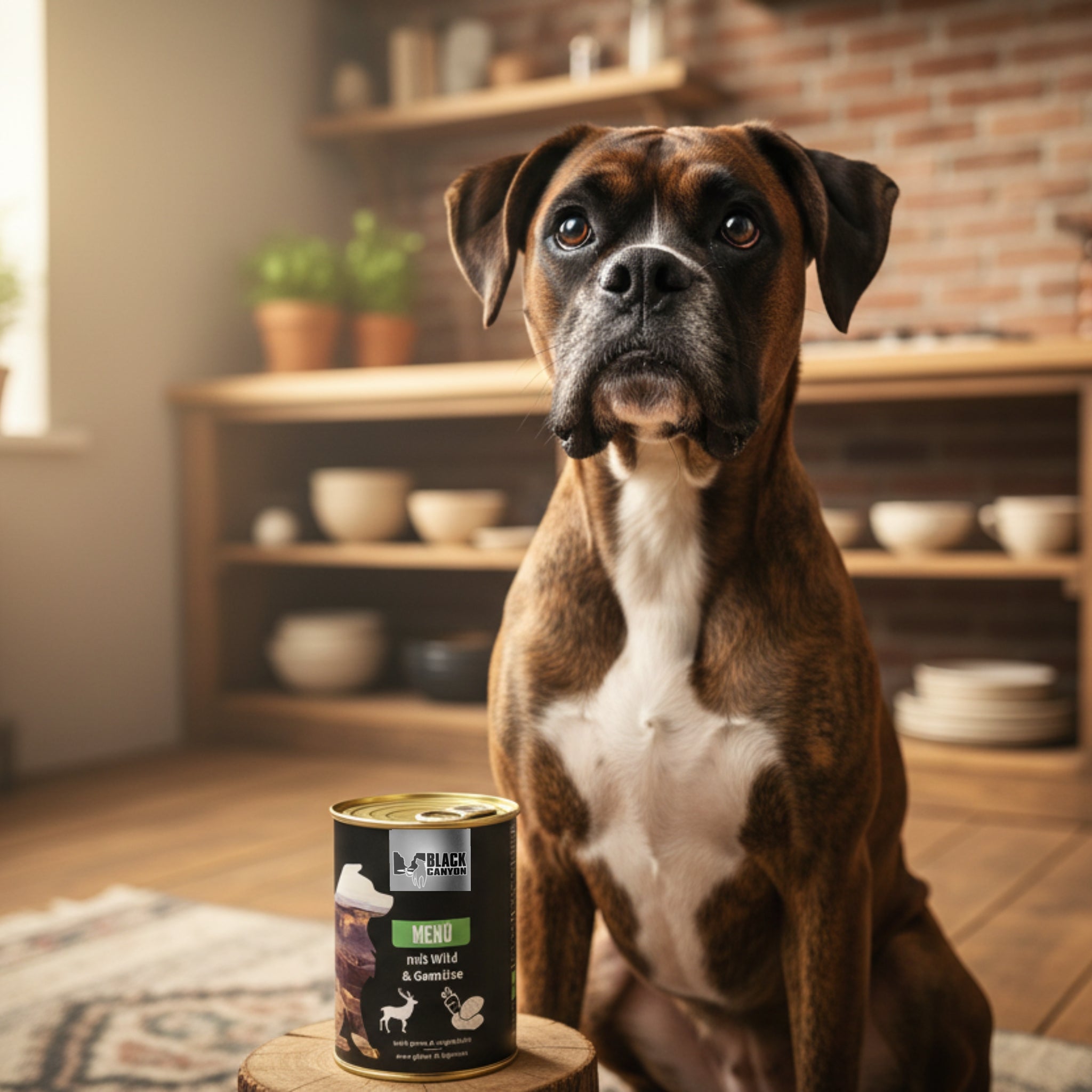 Black Canyon Wild &amp; Gemüse Menü – Getreidefreies Premium Nassfutter mit 91% Fleisch für ernährungssensible Hunde, natürlich &amp; artgerecht nach dem Vorbild des Wolfes - Woofshack