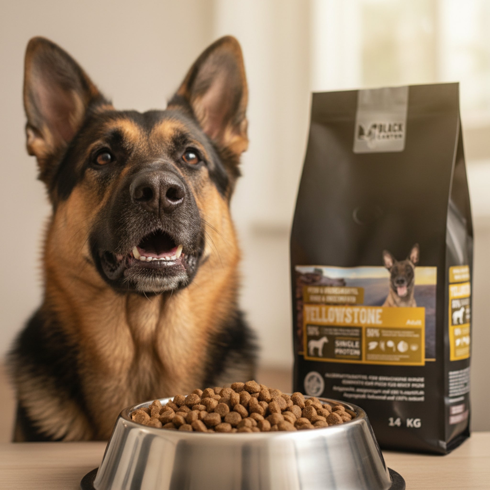 Black Canyon Yellowstone Pferd &amp; Süßkartoffel - Hypoallergenes Hundefutter getreidefrei - Woofshack