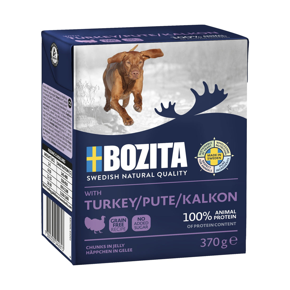 BOZITA Häppchen in Gelee mit Pute, Hunde Nassfutter - Woofshack