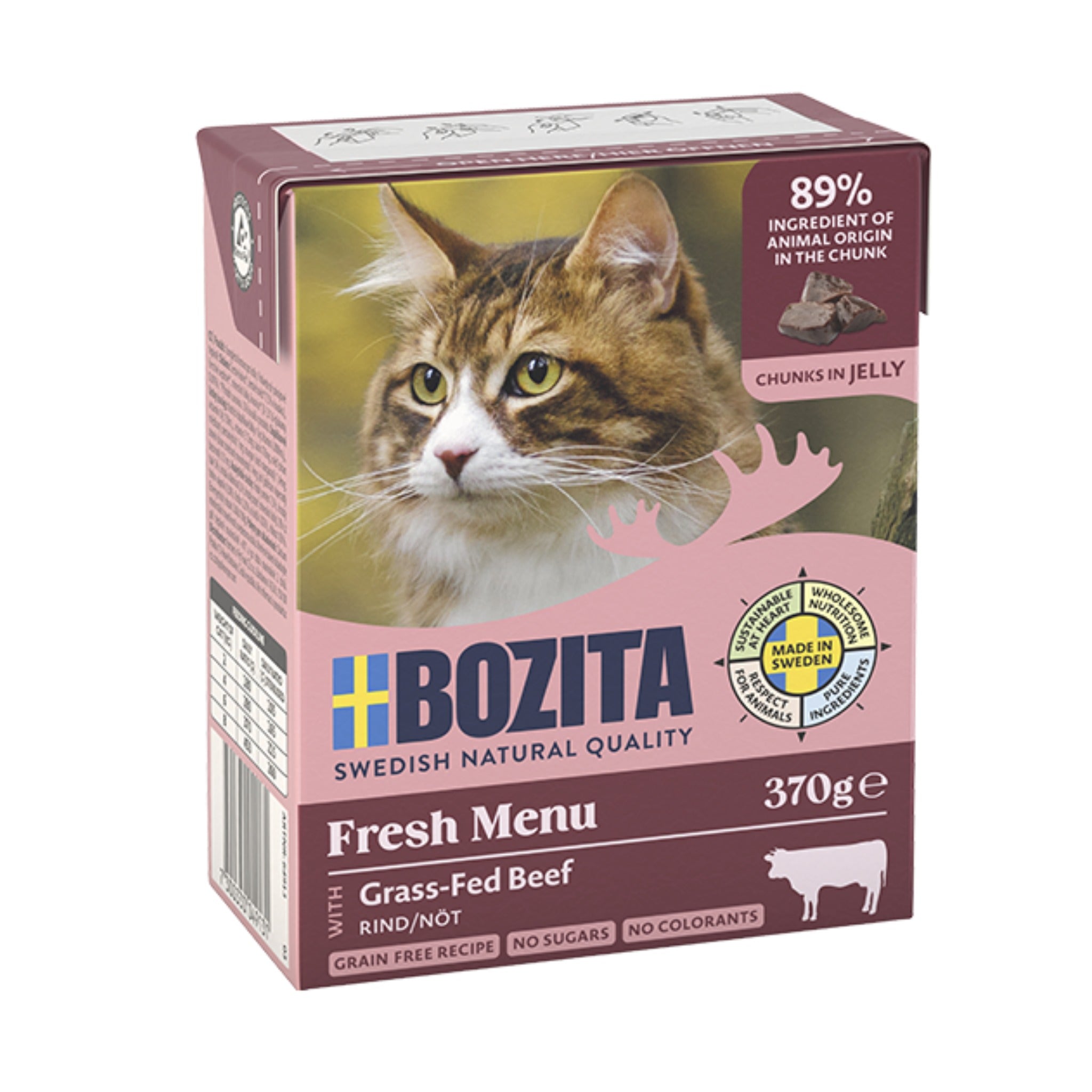 BOZITA Häppchen in Gelee mit Rind, Katzen Nassfutter - Woofshack