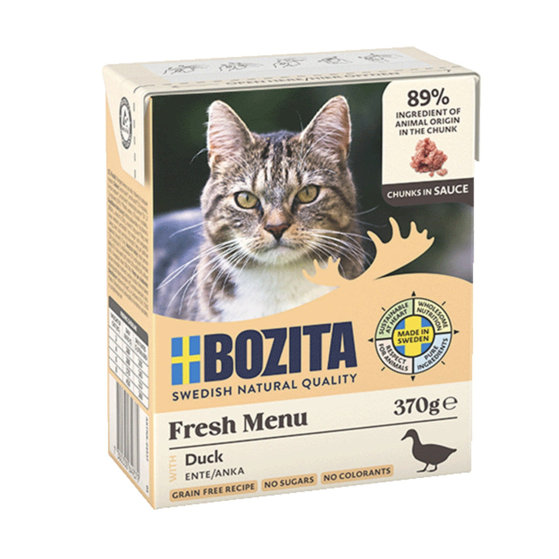 BOZITA Häppchen in Sauce mit Ente, Katzen Nassfutter - Woofshack