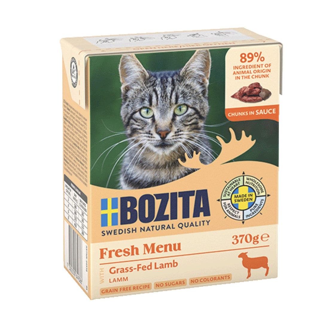 BOZITA Häppchen in Sauce mit Lamm, Katzen Nassfutter - Woofshack