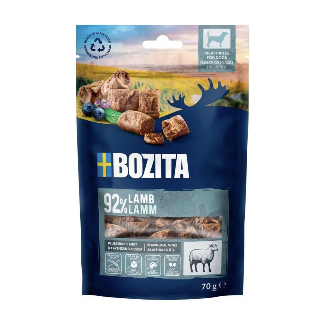 BOZITA Meaty Bites Lamm, Hundesnack - Woofshack