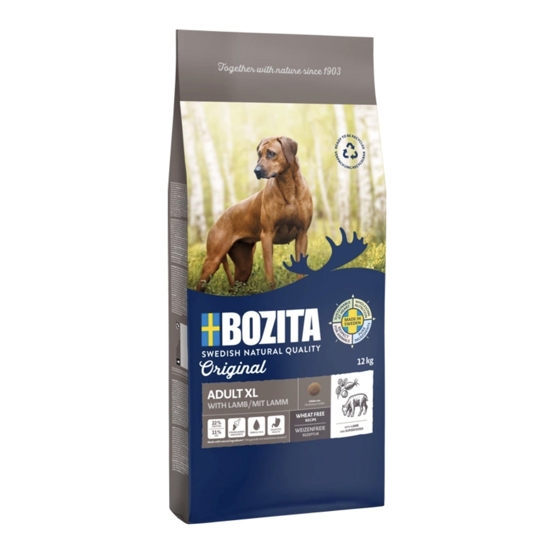 BOZITA Original Adult XL Lamm, Hunde Trockenfutter - Woofshack